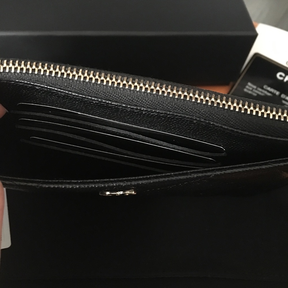 Authentic Chanel Zip Pouch Wallet - Picture 6 of 9